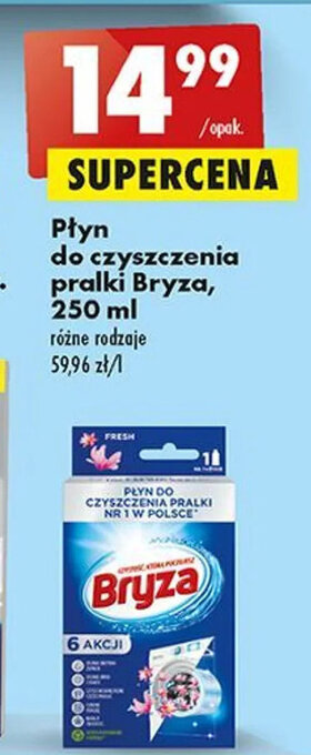 Płyn do czyszczenia pralki Bryza, 250 ml