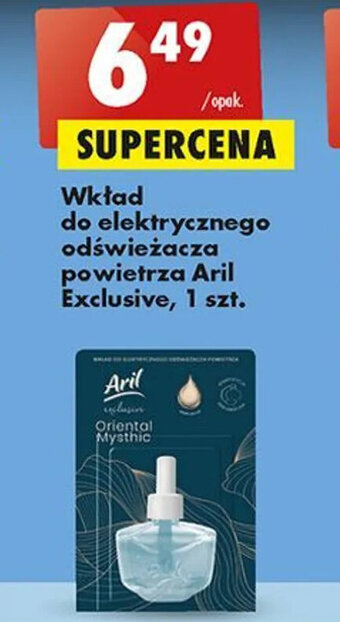 Biedronka Wkład do elektrycznego odświeżacza powietrza Aril Exclusive, 1 szt. oferta