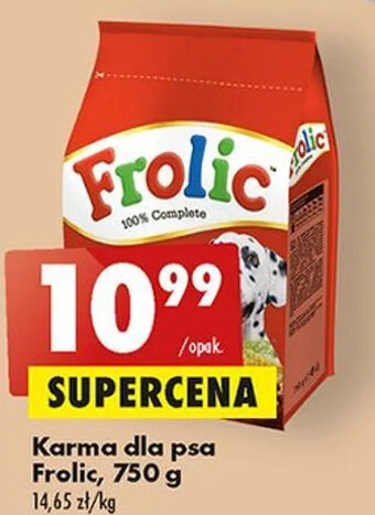 Biedronka Karma dla psa Frolic, 750 g oferta