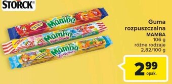 Carrefour Guma rozpuszczalna MAMBA 106 g oferta