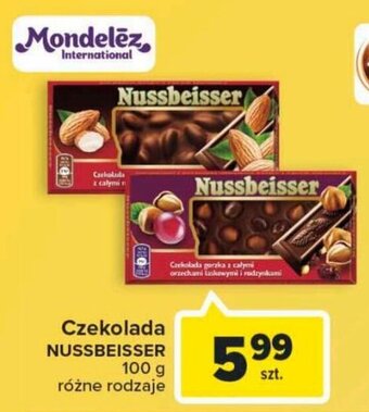 Carrefour Czekolada NUSSBEISSER 100 g oferta