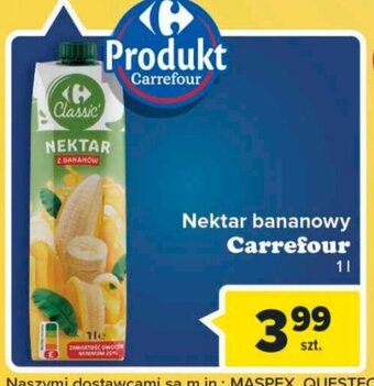 Carrefour Nektar bananowy Carrefour 1 l oferta