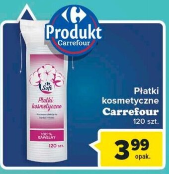 Carrefour Platki kosmetyczne Carrefour 120 szt. oferta