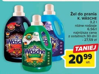 Carrefour Żel do prania K. WÄSCHE 3,2 l oferta