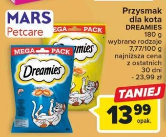 Carrefour Przysmak dla kota DREAMIES 180 g oferta