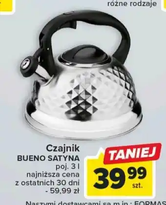 Carrefour Czajnik BUENO SATYNA 3 l oferta