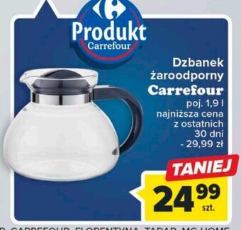 Carrefour Dzbanek żaroodporny Carrefour 1,9 l oferta