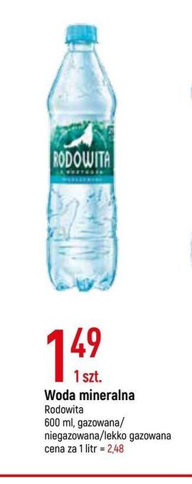 E.Leclerc Woda gazowana rodowita z roztocza oferta