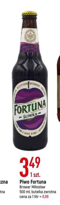 E.Leclerc Piwo fortuna śliwkowe oferta