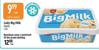 E.Leclerc Lody śmietankowe algida big milk oferta