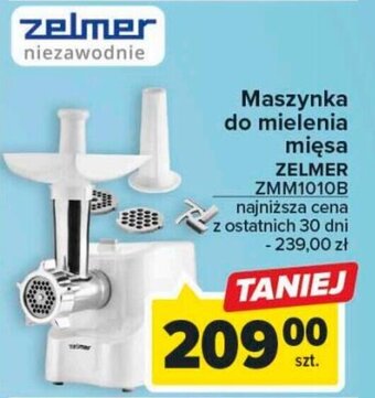 Carrefour Maszynka do mielenia mięsa ZELMER ZMM1010B oferta