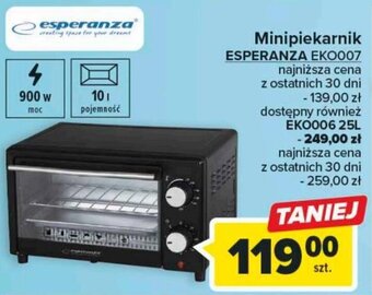 Carrefour Minipiekarnik ESPERANZA EKO007 oferta