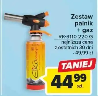 Carrefour Zestaw palnik + gaz RK-3110 220 G oferta