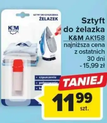 Carrefour Sztyft do żelazka K&M AK158 oferta