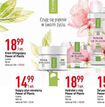 E.Leclerc Krem liftingujący róża lirene power of plants oferta
