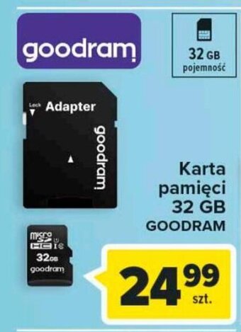 Carrefour Karta pamięci 32 GB GOODRAM oferta
