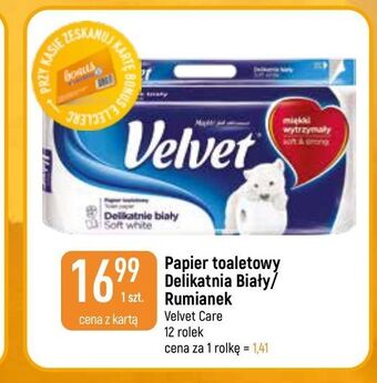 E.Leclerc Papier toaletowy delikatnie biały velvet oferta