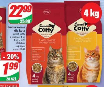Dino Karma dla kota z kurczakiem i warzywami sweet catty oferta