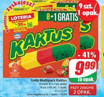 Dino Lody cytrynowo-truskawkowe nestle kaktus oferta