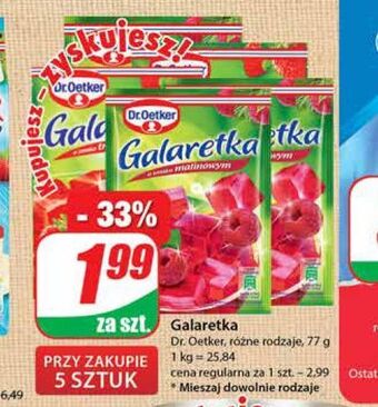 Dino Galaretka truskawkowa dr. oetker oferta