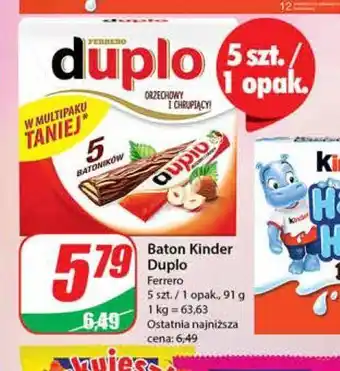 Dino Batoniki kinder duplo oferta