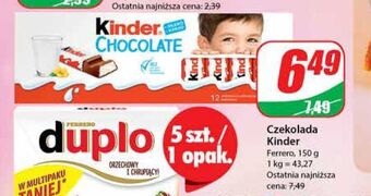 Dino Czekoladki kinder chocolate oferta