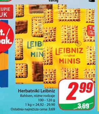 Dino Herbatniki choco leibniz minis oferta