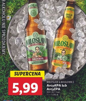 Lidl Piwo miłosław & makłowicz arcyapa oferta