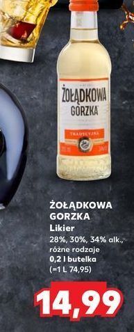 Kaufland Wódka żołądkowa gorzka tradycyjna oferta