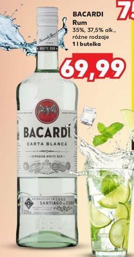 Kaufland Rum bacardi carta blanca oferta