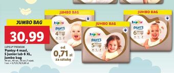 Lidl Pieluchomajtki 5 junior lupilu pants premium oferta