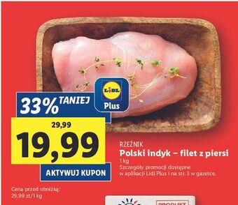 Lidl Filet z piersi indyka rzeźnik codzienna dostawa oferta
