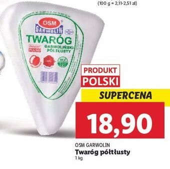 Lidl Twaróg półtłusty osm garwolin oferta