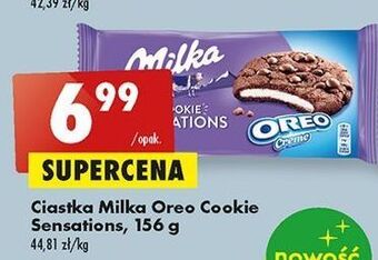 Biedronka Ciasteczka z nadzieniem oreo milka cookies sensations oferta
