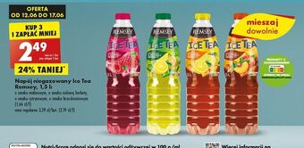 Biedronka Napój o smaku malinowym remsey ice tea oferta