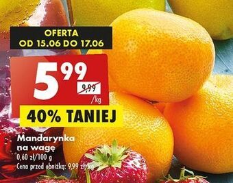 Biedronka Mandarynki oferta