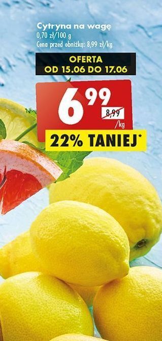 Biedronka Cytryny oferta