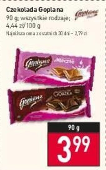 Stokrotka Czekolada Goplana 90 g oferta