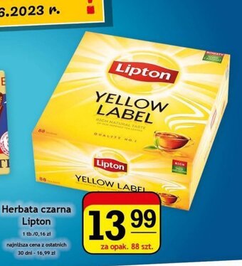Gram Market Herbata czarna Lipton oferta