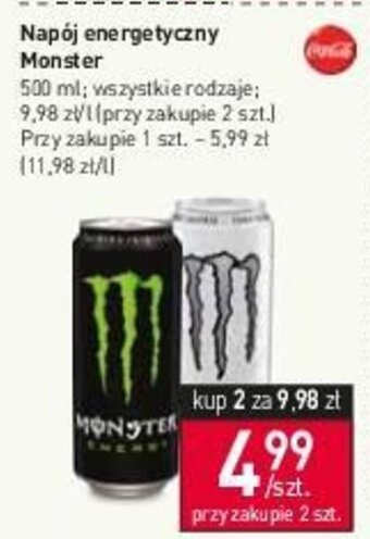 Stokrotka Napój energetyczny Monster 500 ml oferta