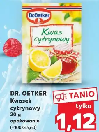 Kaufland Kwasek cytrynowy dr. oetker oferta