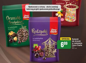 Polomarket Rodzynki lub orzeszki w czekoladzie Choco Charlie 300 g oferta
