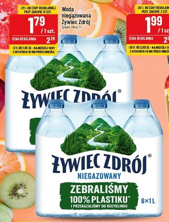 Polomarket Woda niegazowana Żywiec Zdrój 1 l oferta