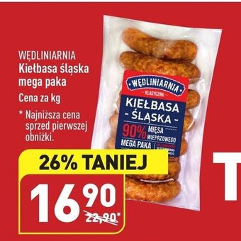 ALDI WĘDLINIARNIA Kiełbasa śląska 1kg oferta
