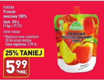 PURENA Przecier owocowy 100% 350g