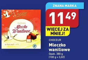 ALDI CHOCEUR Mleczko Waniliowe 380g oferta