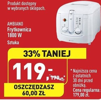 ALDI AMBIANO Frytkownica 1800 W oferta