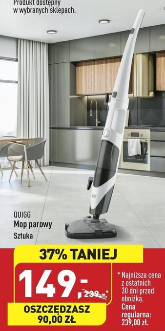 ALDI QUIGG Mop parowy oferta