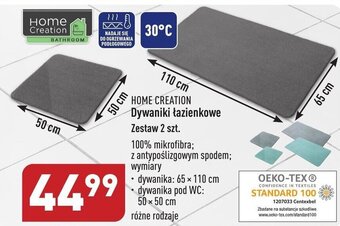 ALDI HOME CREATION Dywaniki łazienkowe 2 szt. oferta