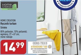 ALDI HOME CREATION Ręcznik turban oferta